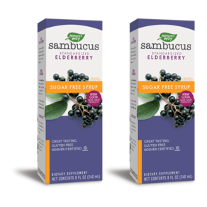 SAMBUCUS 無糖接骨木莓糖漿, 2瓶, 240ml