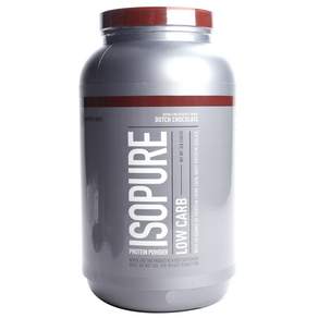 Isopure ISOPURE低碳水分離蛋白粉 巧克力口味, 1.36kg, 1桶