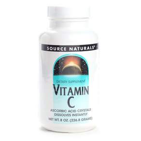 SOURCE NATURALS 維他命C補充粉, 1個, 226.8克