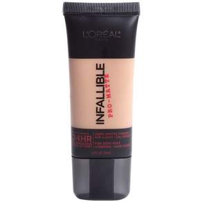 L'OREAL PARIS 巴黎萊雅 INFALLIBLE PRO-MATTE 24小時粉底液 30ml, 1入, Sun Beige