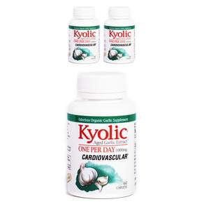 Kyolic 陳年大蒜萃取物膠囊 1000mg, 3個, 60顆