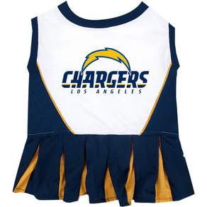 DoggieNation Los Angeles Chargers 啦啦隊小狗連衣裙