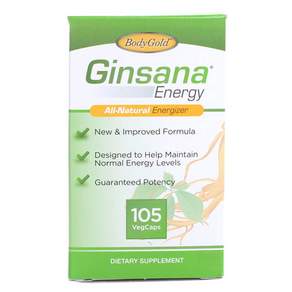 Ginsana/Pharmaton 人蔘錠保健食品, 105顆, 1盒
