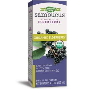 SAMBUCUS 接骨木莓無麩質素食營養劑, 1入, 120ml