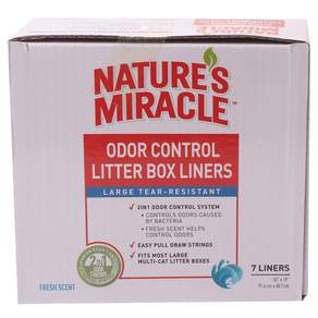 Nature's Miracle 貓砂盆垃圾袋 7入, 1個