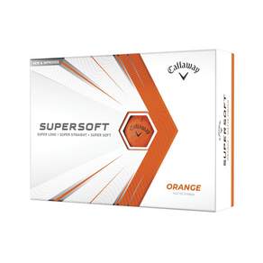 Callaway Supersoft高爾夫球, 12件, 橘子