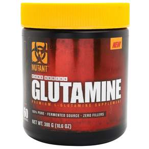 MUTANT GLUTAMINE增肌乳清蛋白補充粉, 300g, 1罐