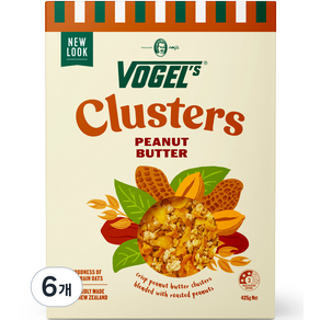 Vogels 花生醬格蘭諾拉麥片, 6個, 425g