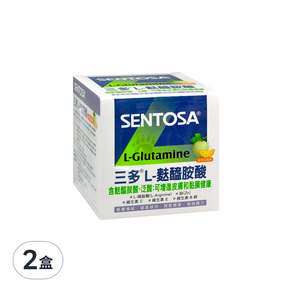 SENTOSA 三多 L-麩醯胺酸 哈密瓜風味, 15包, 2盒