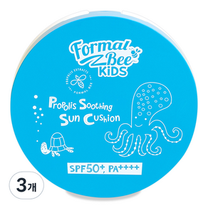 Formal Bee 孩童蜂膠舒緩防曬氣墊粉餅 SPF50+ PA++++, 25g, 3個