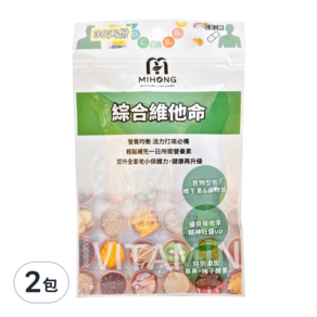 MIHONG 米鴻生醫 綜合維他命, 30顆, 500mg, 2包