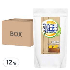 加倍潔 檸檬酸食品級去汙粉, 300g, 12包