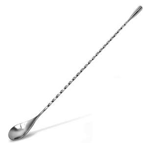 Chaeom 304 不銹鋼長雞尾酒勺 30 cm, 銀, 1個