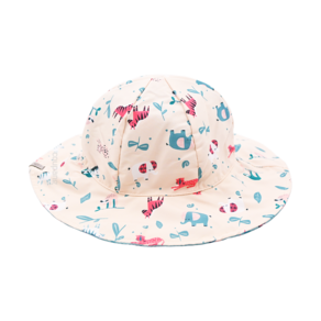 flapjackkids UPF50+ 雙面輕量遮陽帽/防曬帽 圓頂 適用2-4歲