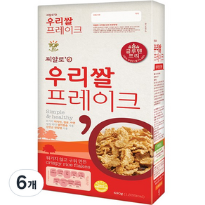 Crfood 米製麥片, 490g, 6個