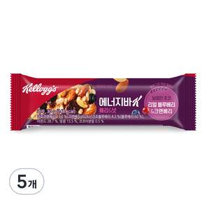 Kellogg's 家樂氏 能量棒K 莓果堅果口味, 30g, 5個