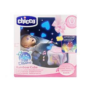 chicco 絢麗彩虹投射夜燈, 粉紅色, 1個