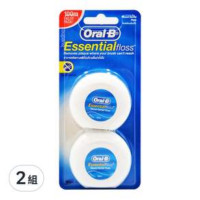 Oral-B 歐樂B 微蠟牙線, 50m, 2個, 2組