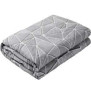 GOMPYO Hanil 安全電熱毯, 克羅克灰色, 大號（135 x 180 厘米）