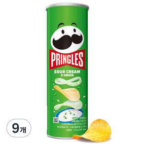 PRINGLES 品客 洋蔥口味, 110g, 9個