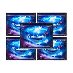 Frohdachs 超濃縮雙效清潔棉香洗衣紙, 15入, 5包