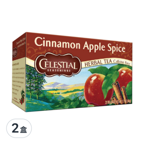 CELESTIAL SEASONINGS 詩尚草本 蘋果肉桂茶, 2.4g, 20包, 2盒