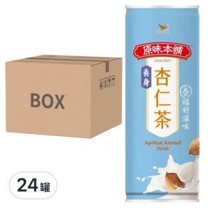 統一 原味本舖 養身杏仁茶, 240ml, 24罐