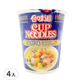 CUP NOODLE 合味道 海鮮味杯麵 71g, 4入