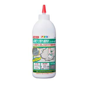 ASAHIPEN 日本製水泥地面屋頂裂縫填補泥漿, 500g, 1罐