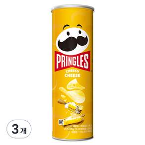 PRINGLES 品客 洋芋片 起司風味, 110g, 3罐