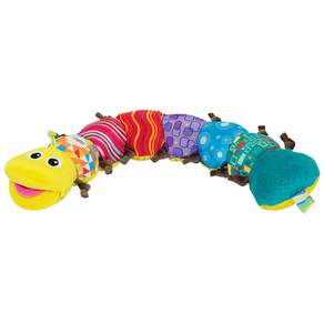 Lamaze 毛毛蟲造型音樂玩具 60*10*7.5cm, 黃色
