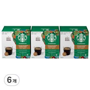 NESCAFE 雀巢咖啡 Dolce Gusto STARBUCKS星巴克 House Blend 濃縮咖啡膠囊, 8.5g, 6盒, 12顆