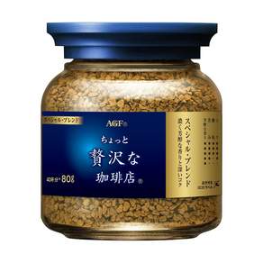 AGF 微奢華咖啡店 香醇咖啡罐 藍金, 80g, 1罐