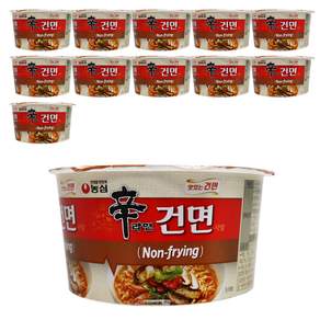 Nongshim 農心 韓國境內版 非油炸辛拉麵 77g, 12入