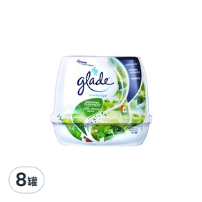 glade 滿庭香 除臭清香凝膠 清新早晨, 180g, 8罐