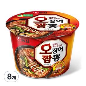 Nongshim 農心 魷魚海鮮湯麵, 8入