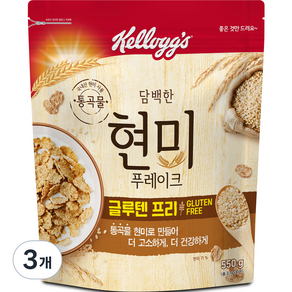 Kellogg's 家樂氏 高蛋白格蘭諾拉糙米麥片, 550g, 3包