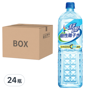 舒跑 鹼性離子水, 1.5L, 24瓶