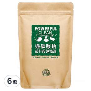 加倍潔 過碳酸鈉去污粉, 600g, 6包