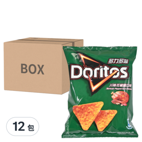 Doritos 多力多滋 玉米片 川味花椒雞口味, 48g, 12包