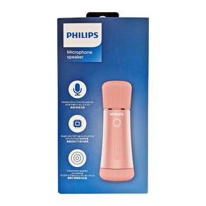 PHILIPS 飛利浦 唱放一體K歌麥克風, DLM9317CP/96, 粉色