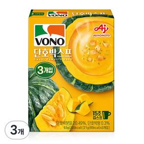 VONO 杯裝湯 南瓜湯 63g, 3個