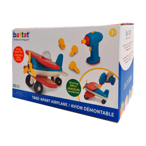 battat toys 科育感統玩具 雙翼戰鬥機, 1盒