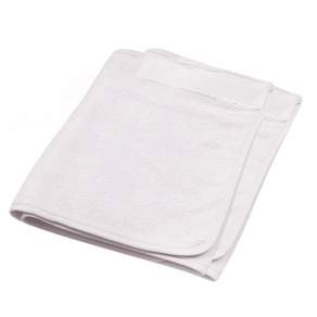 Nadomiin 軟棉包頭巾, 白色的, 2個