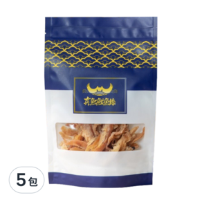 瀚軒 真魟阿根廷手撕魷魚條, 140g, 5包