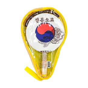 韓國傳統小鼓+鼓棒+收納袋 隨機出貨, 混色