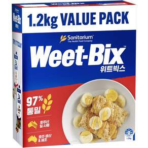 Weet-Bix 全穀麥片, 1盒, 1.2kg