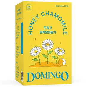 DOMINGO 蜂蜜洋甘菊茶包, 1.3g, 20個, 1盒