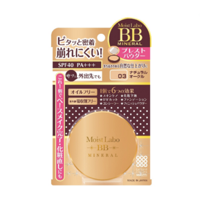 MEISHOKU 明色 Moist Labo礦物BB粉餅 64g, 03自然, 1個