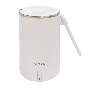 Kinyo 304不鏽鋼隨行快煮壼 附電源線 + 收納袋 123 x 108 x 168mm 600ml 580g, AS-HP65